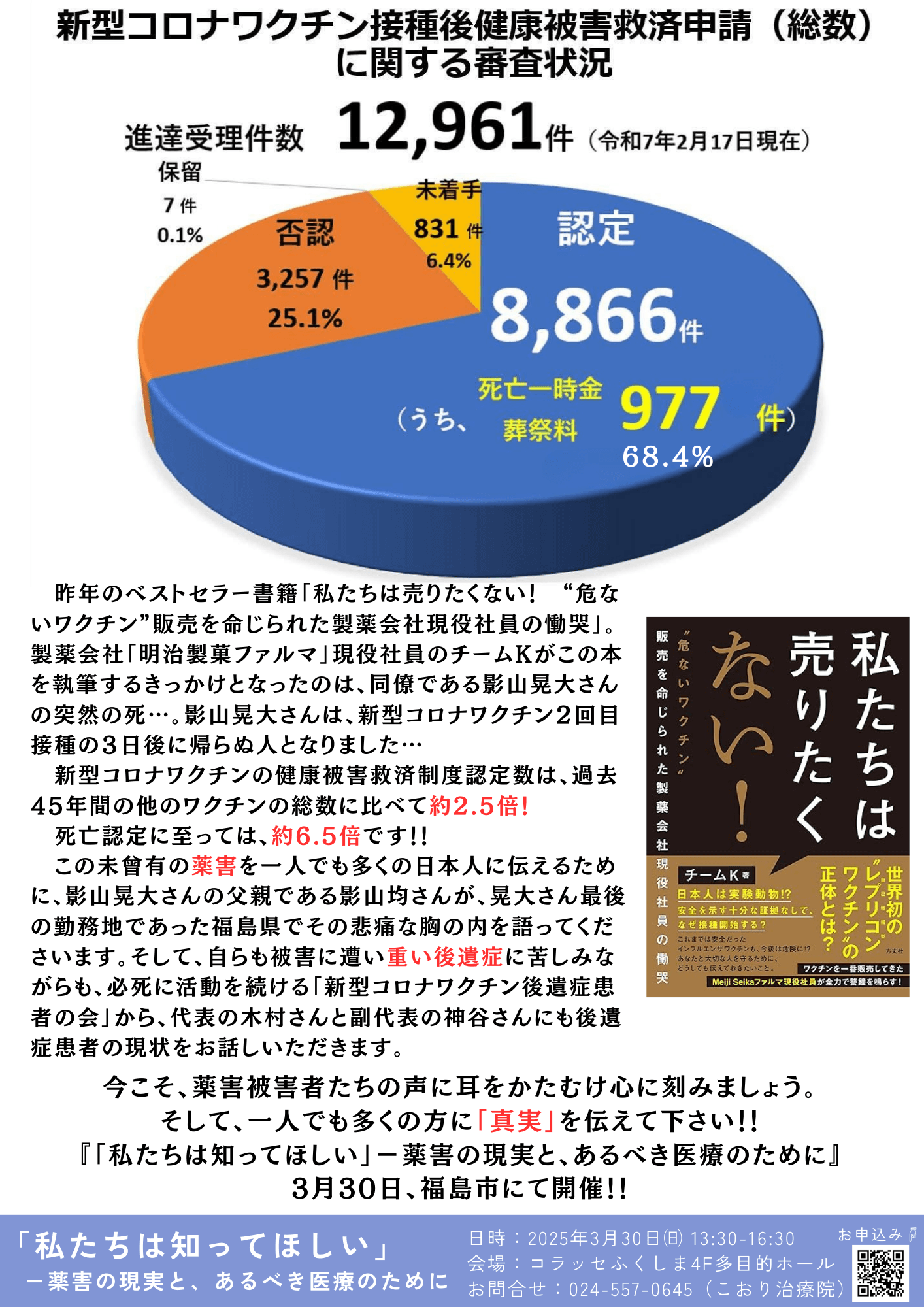 院長主催講演会 チラシ裏